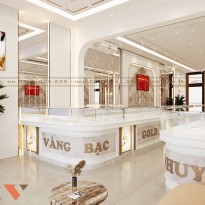 Thiết kế tiệm vàng Sơn Huyền 2 